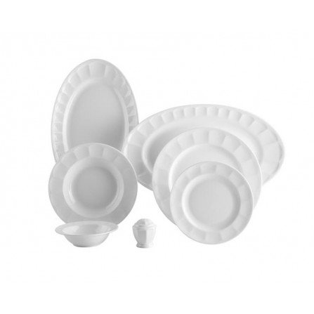 zarin porclain neo classic White 29 pcs perfect grade Catering and catering